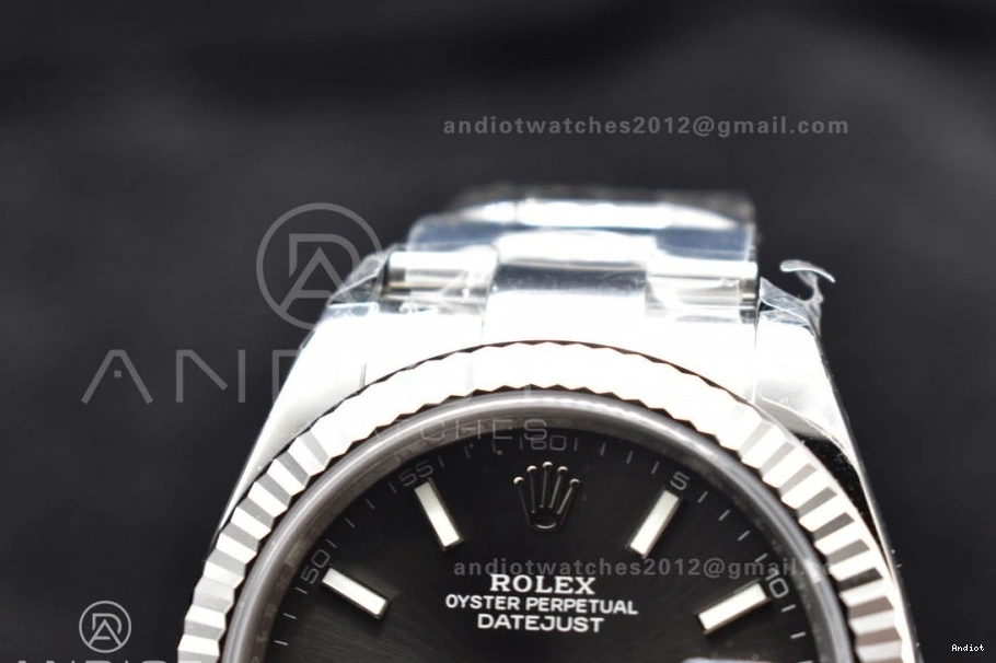 904L SS 41 DateJust Best Oyster Bracelet Dial Edition on VSF 1:1 VS3235 Grey 126334 0118
